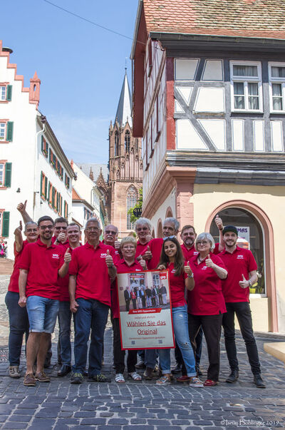 Vorstand und Stadtratskandidaten/ Foto: Isrun Bohlinger